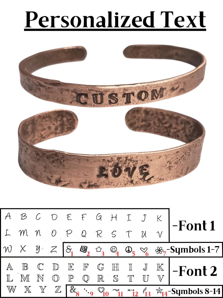 Personalized Copper Cuff
