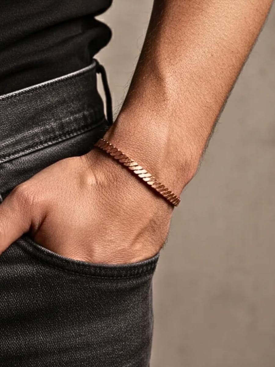 Pure Copper Bracelet, Copper Healing Cuff, Solid Copper Tensor Bracelet, Raw Copper Healing Bracelet, Healing Bangle, Copper Tensor Band