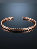 Copper Tensor Bracelet, Copper Healing Cuff, Solid Tensor Copper Cuff, Raw Copper Healing Bracelet, Unisex Wellness Gift, Copper Tensor Band