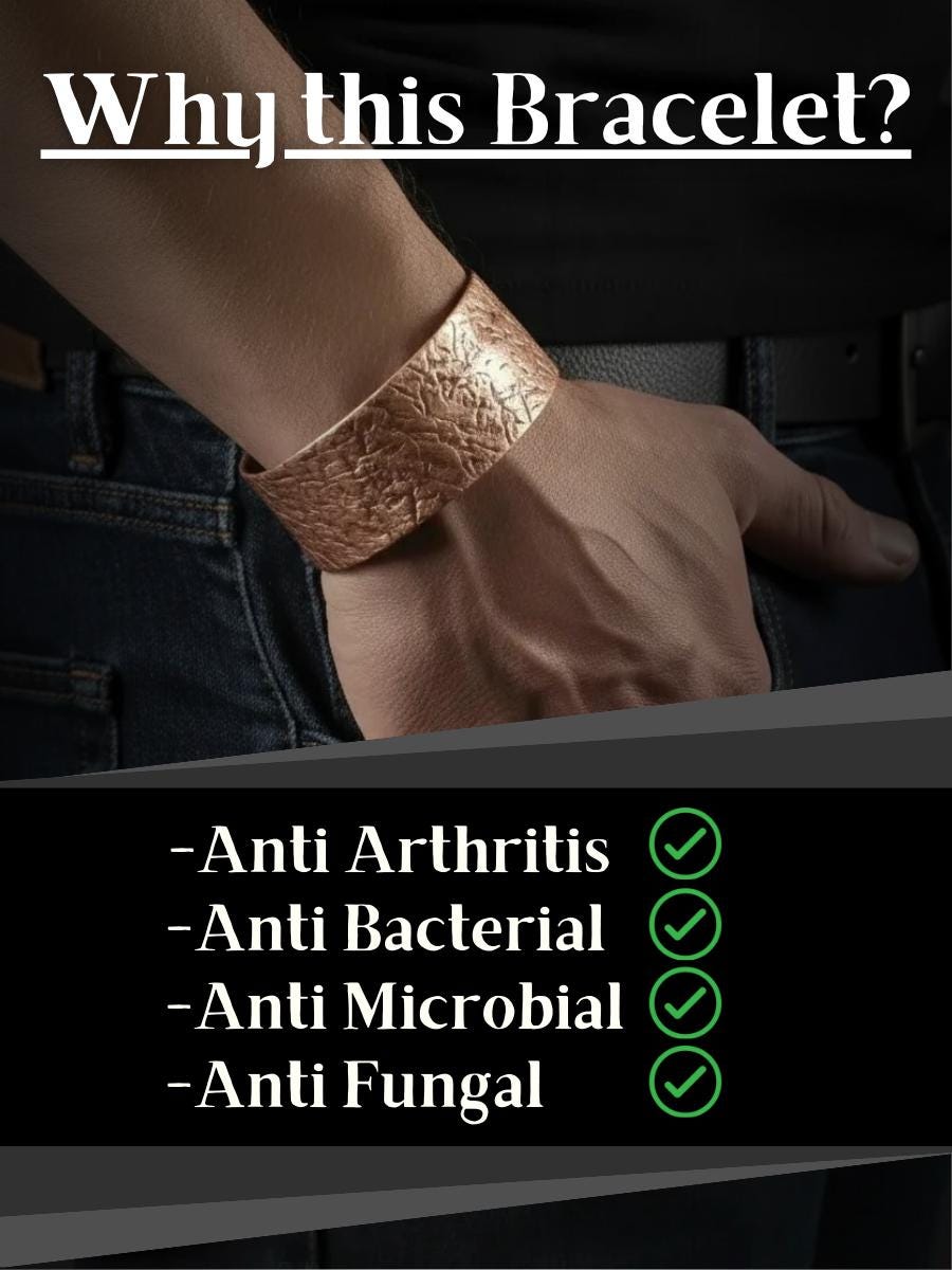 Large Hammered Copper Bracelet, Heavy Copper Cuff, Big Anti-Arthritis Bracelet, Solid Copper Cuff, Wide Handcrafted Copper Healing Bracelet