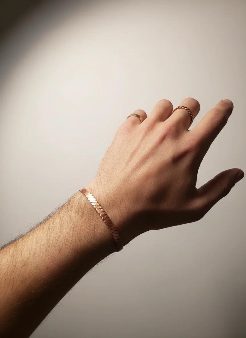Pure Copper Bracelet, Copper Healing Cuff, Solid Copper Tensor Bracelet, Raw Copper Healing Bracelet, Healing Bangle, Copper Tensor Band