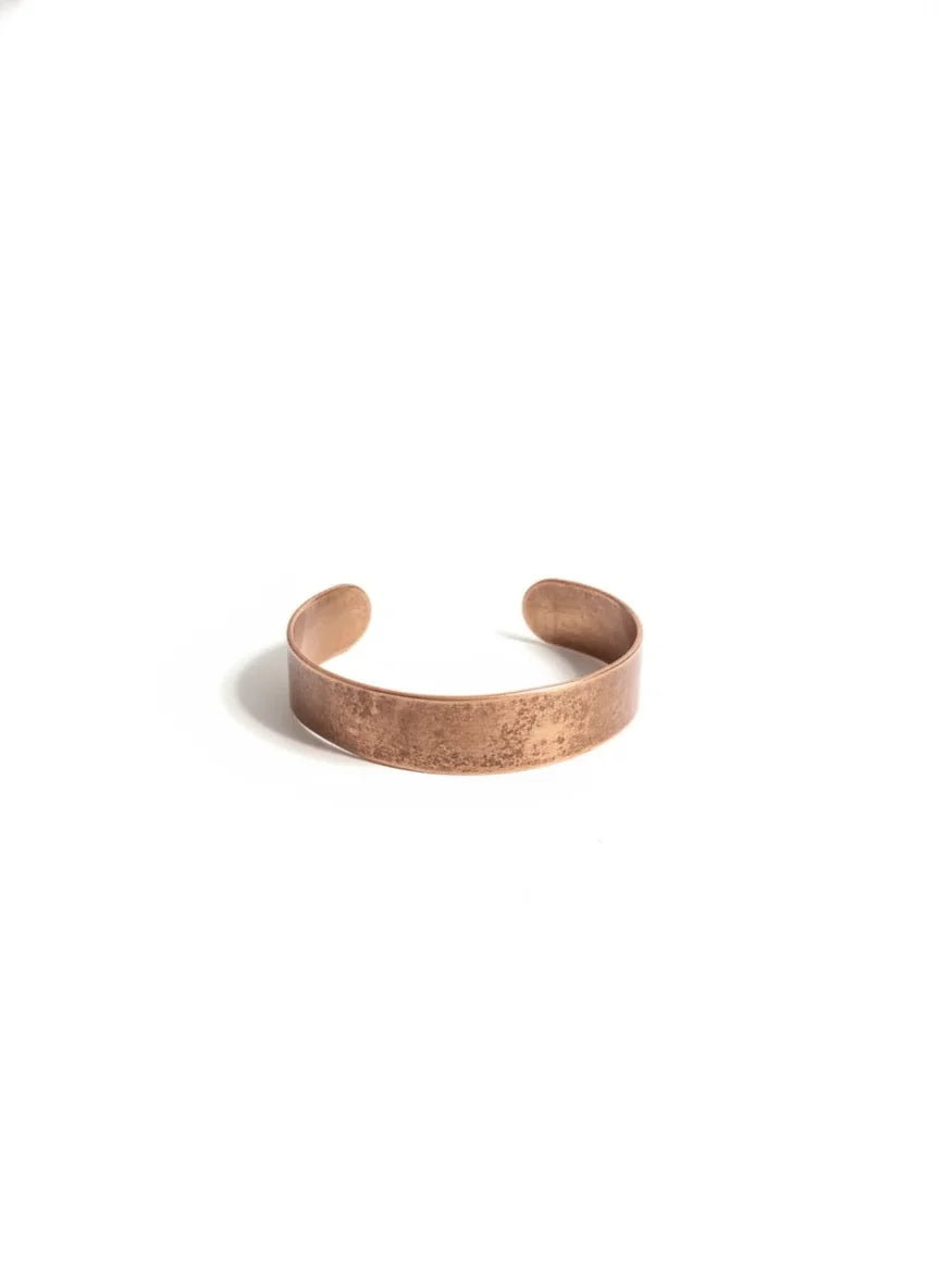Rustic Hammered Copper Cuff