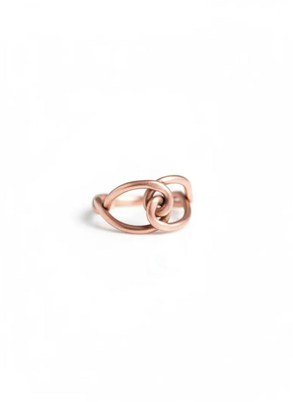 Twisted Copper Ring