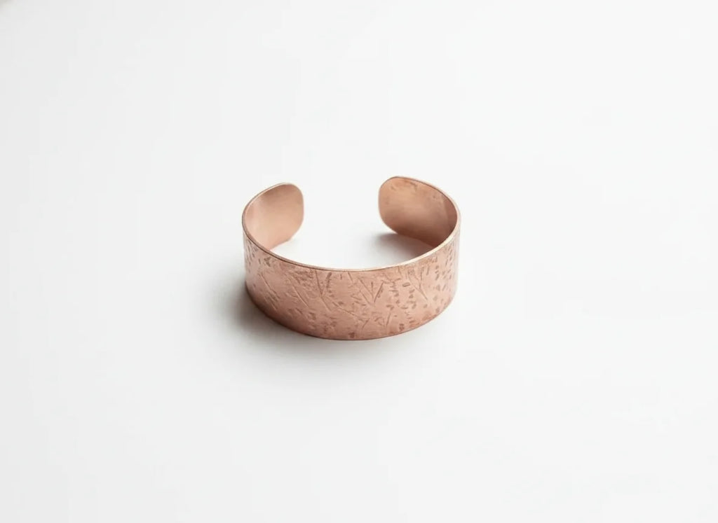 Thick Textured Copper Cuff
