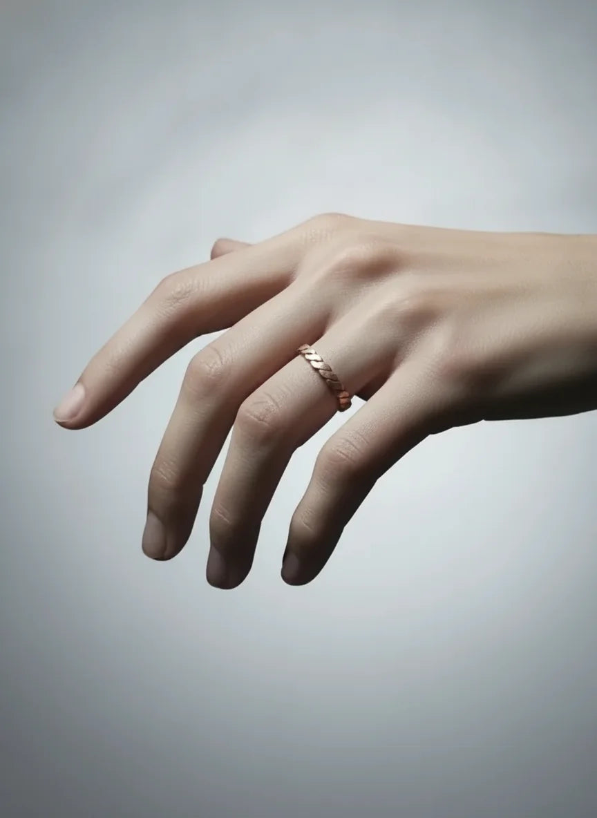 Thin Copper Tensor Ring
