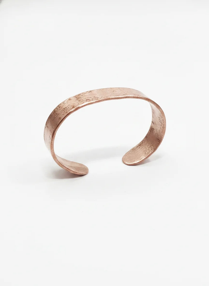 Rustic Hammered Copper Cuff